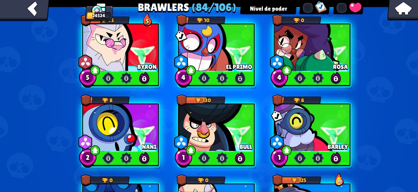 CONTA BRAWL STARS 24k troféus, várias skins ( lendárias, evento, miticas)