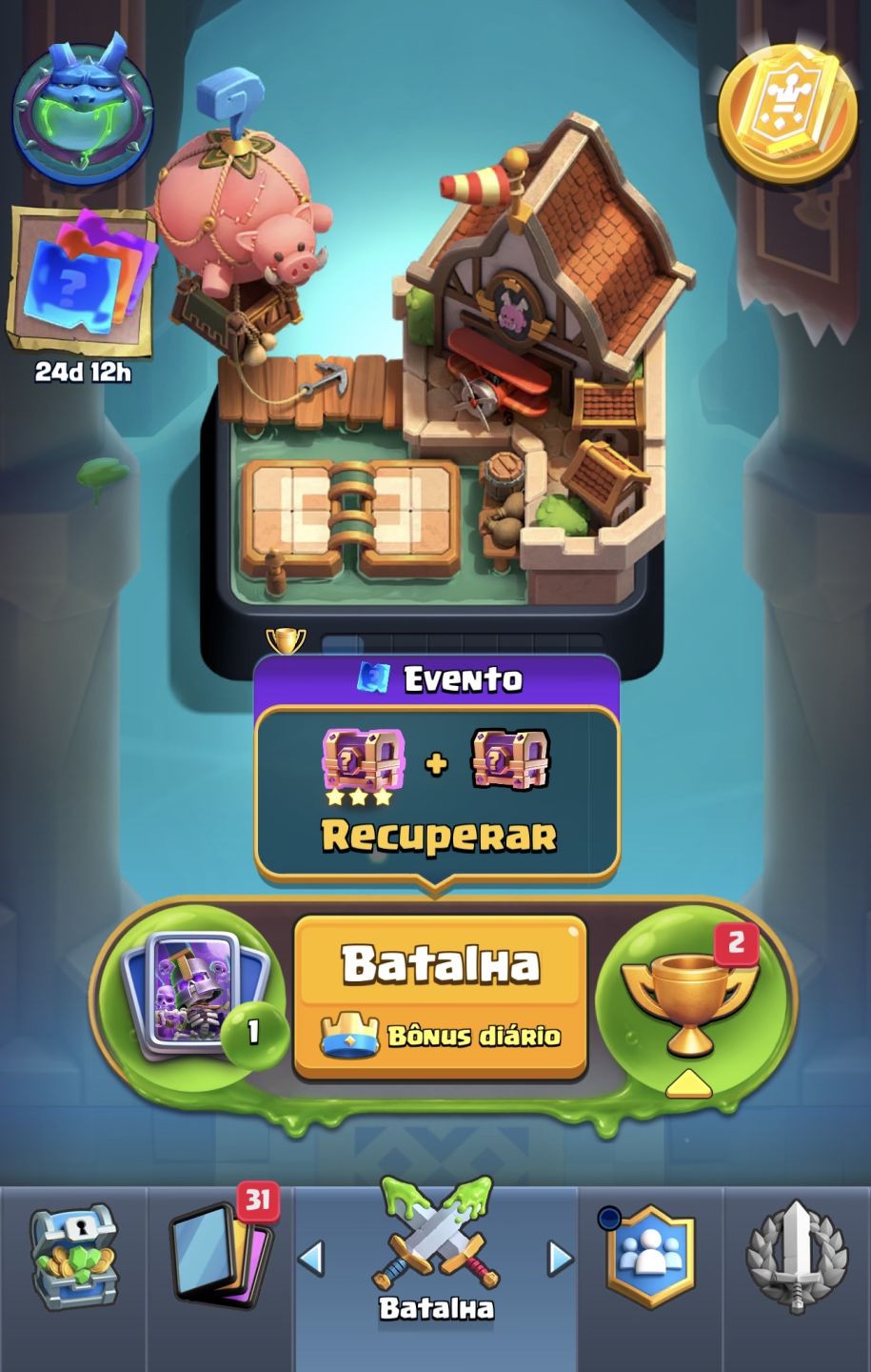 Conta Clash Royale 11.000 Troféus | 17 Evoluções | Nível 15 | veja a descrição