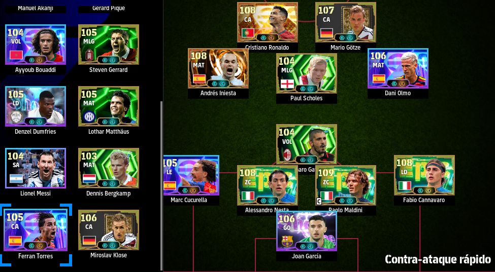 CONTA EFOOTBALL STEAM ELITE|FORÇA 3286|CR7 DA COPA BT|XABI ALONSO 88 |+20 ÉPICOS