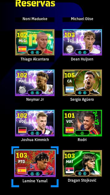 CONTA eFOOTBALL STEAM | FORÇA 3218 | IBRAHIMOVI 110, RONALDINHO, MESSI E MUITO