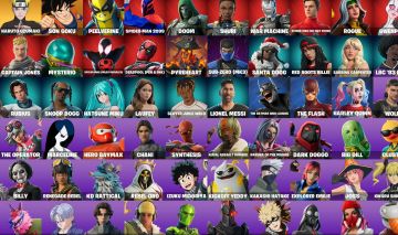 Conta fortinite 134 skins