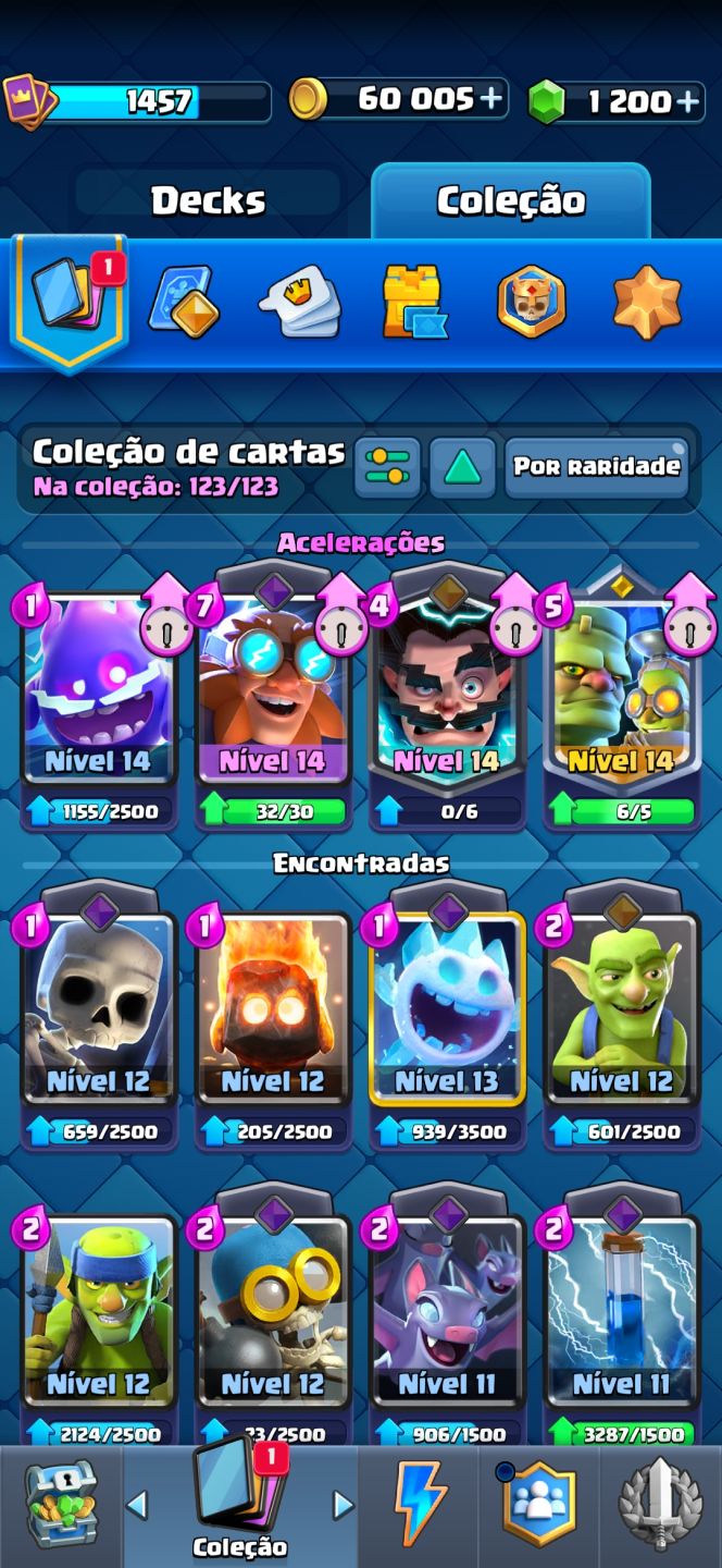 Conta Clash royale 10k Troféus.
