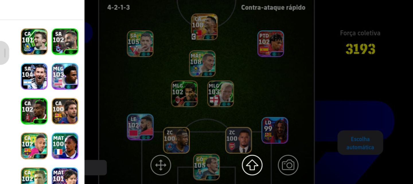 Conta efootball ataque ofensivo , pra você que está iniciando, venham conferir.
