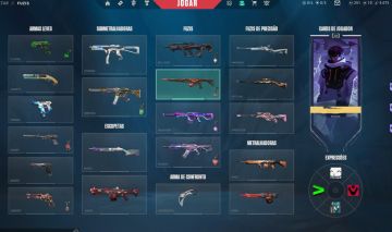 Conta valorant, único dono com skins + 251 valorant points