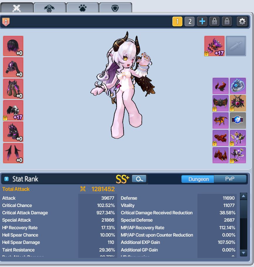 Conta EndGame GrandChase Classic C-Lvl 635 | Média da conta 1KK+