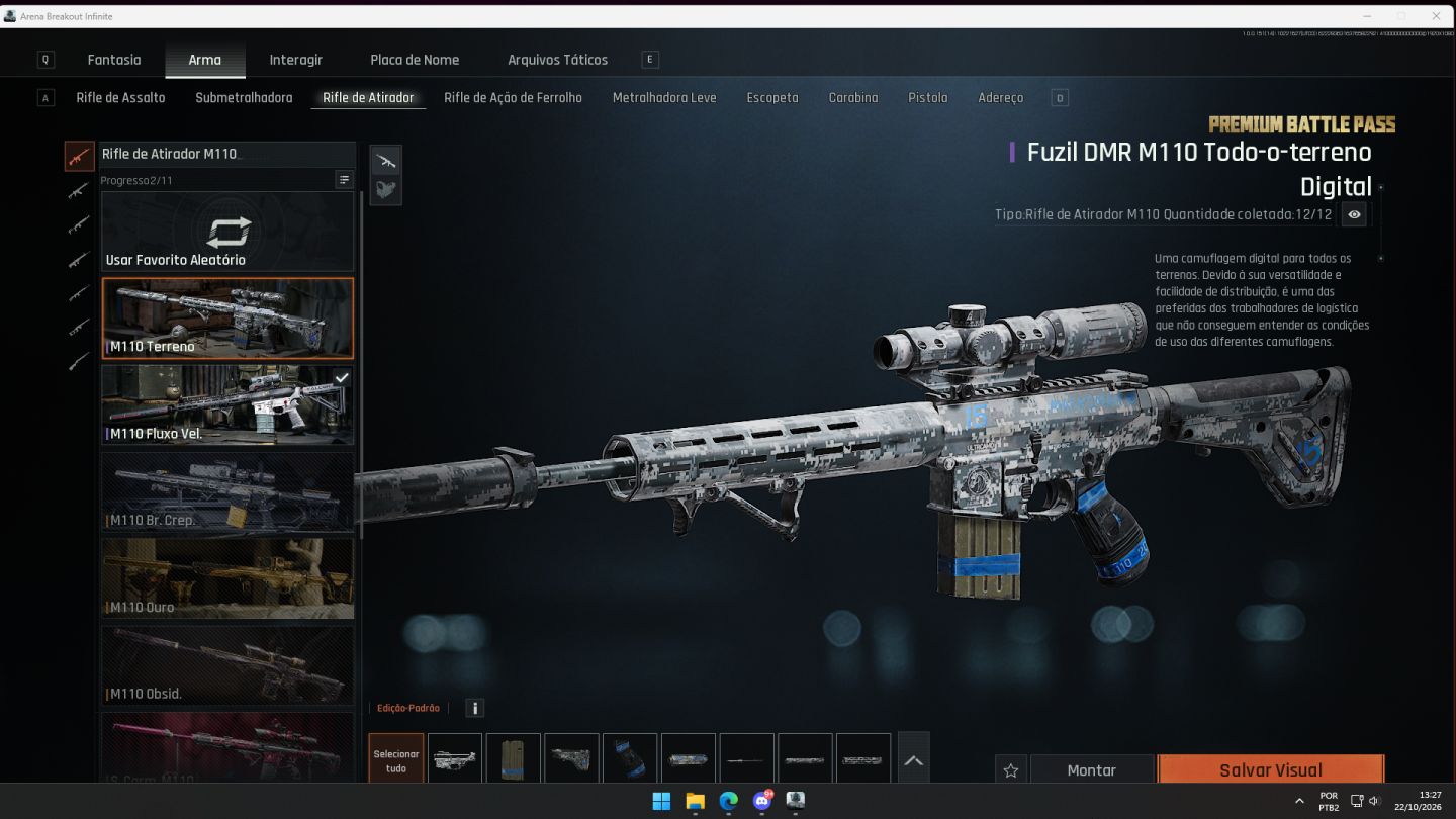 CONTA ARENA BREAKOUT | ABI | SKINS RARAS | EVITA | HK EVITA | S0 | REFJAO