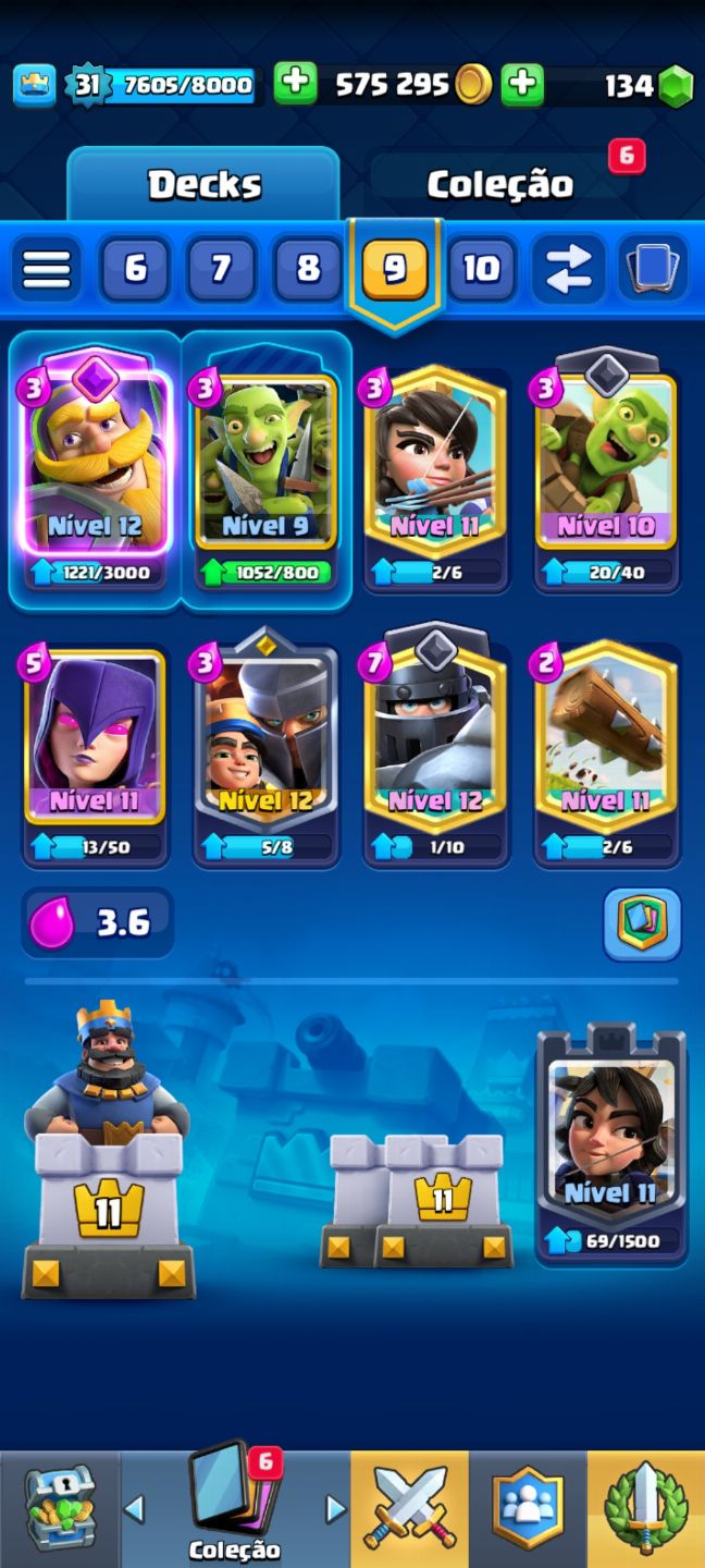 CONTA BRAWL STARS + CLASH ROYALE
