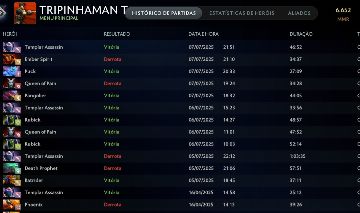 CONTA DOTA 2 IMORTAL 6652 MMR