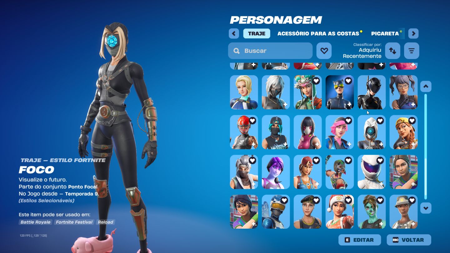 CONTA FORTNITE COM MAIS DE 200 SKINS