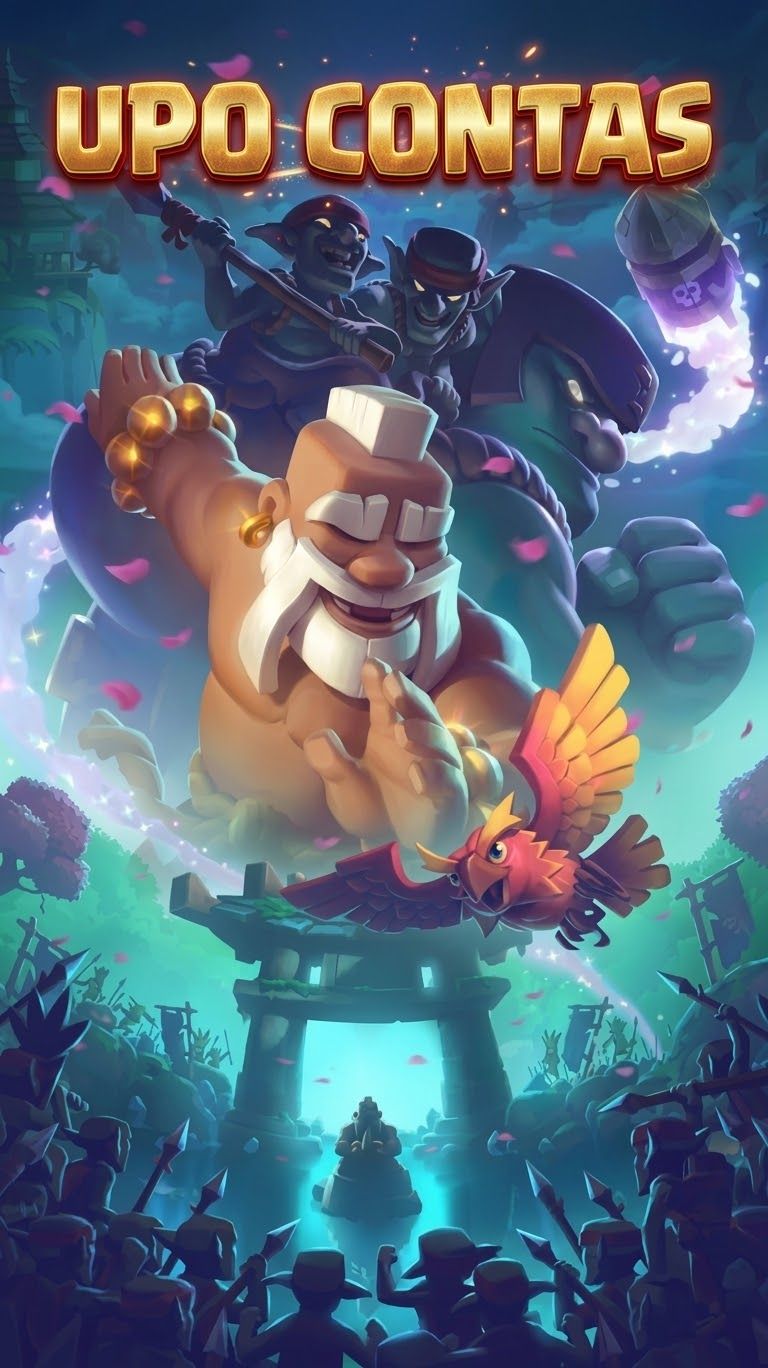 UPO SUA CONTA CLASH ROYALE