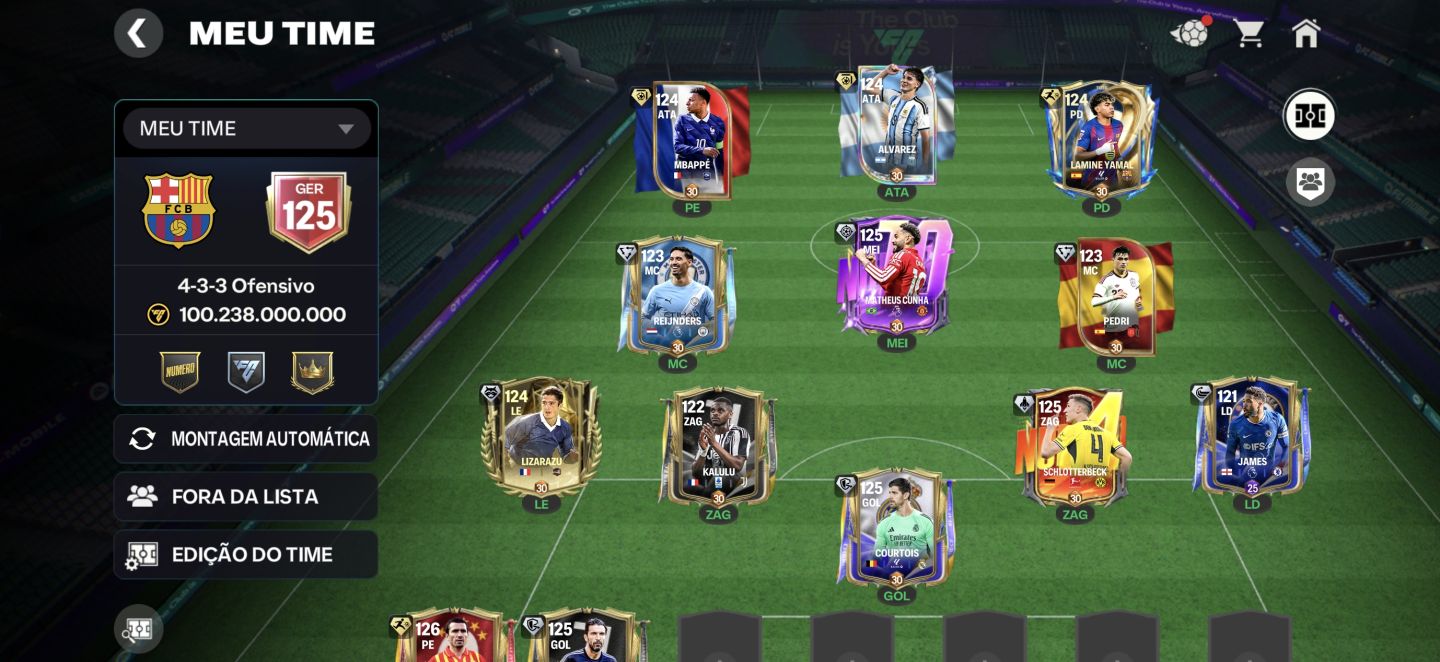 CONTA EA FC 26 MOBILE GER 125 RARA!