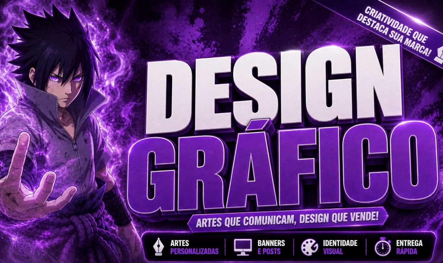 DESIGNER GRAFICO PROFISSIONAL | BARATO (BANNER, LOGO, THUMBNAIL, ÍCON, FLYER...)