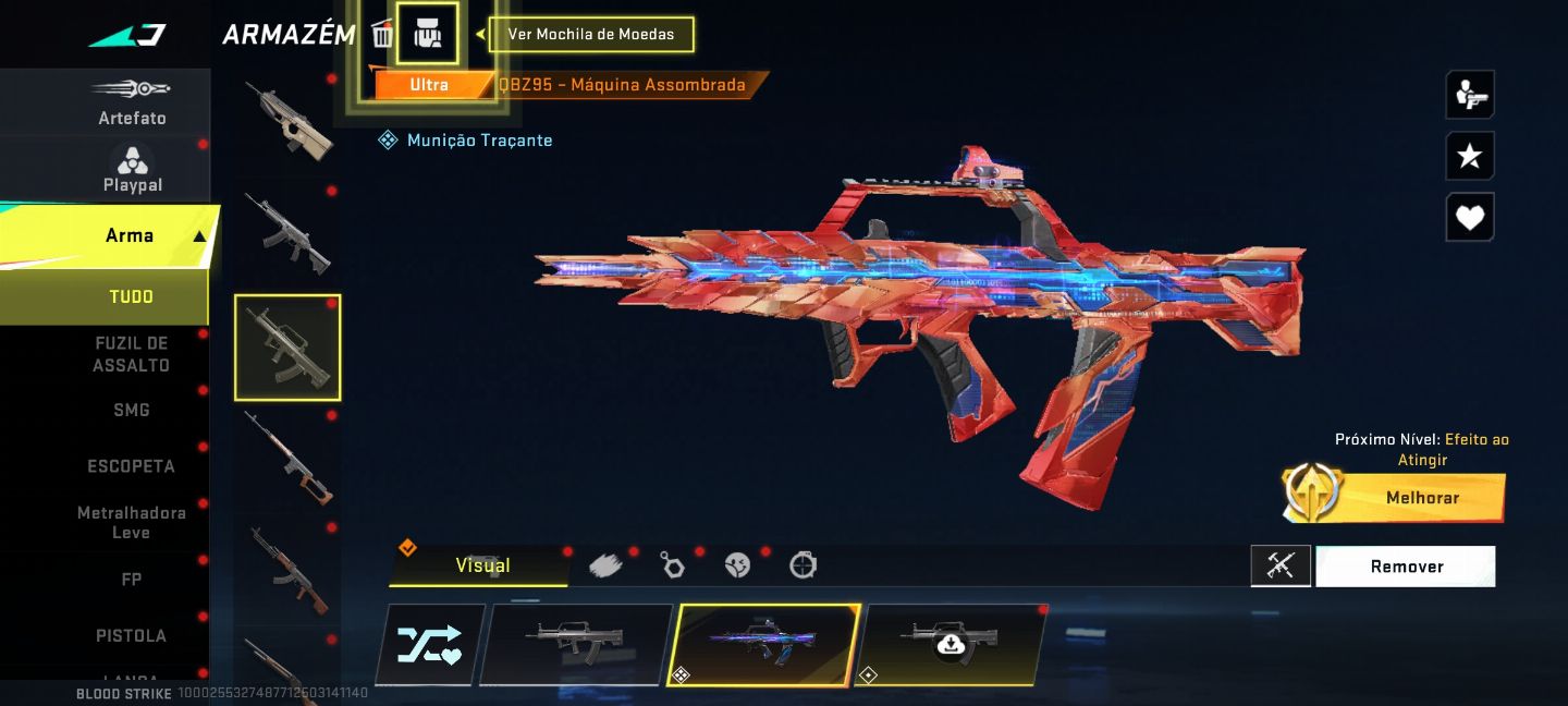Conta blood strike com algumas Eternas