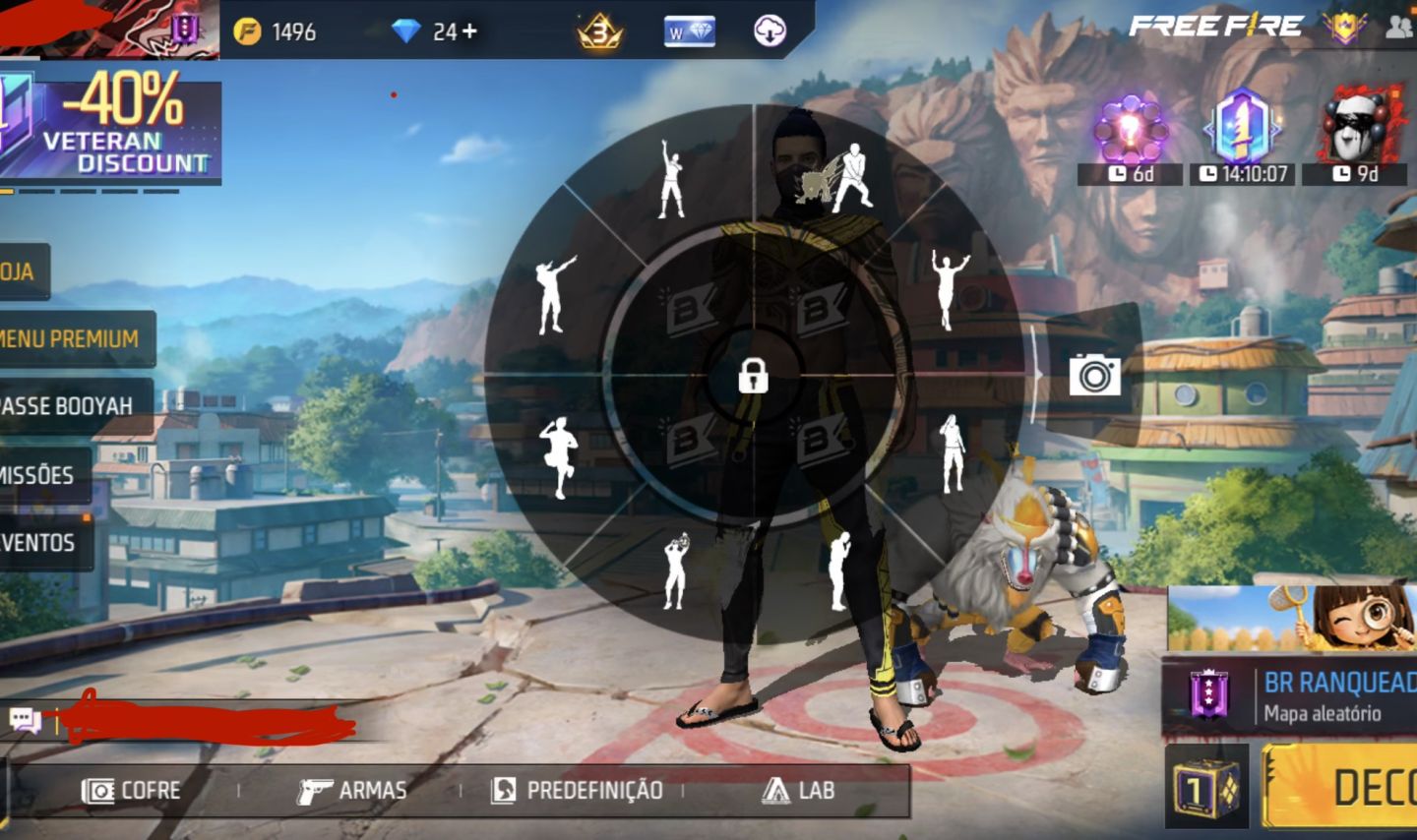 Conta Free Fire custo benefício imperdível