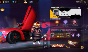 Conta de free fire gemada com angelical