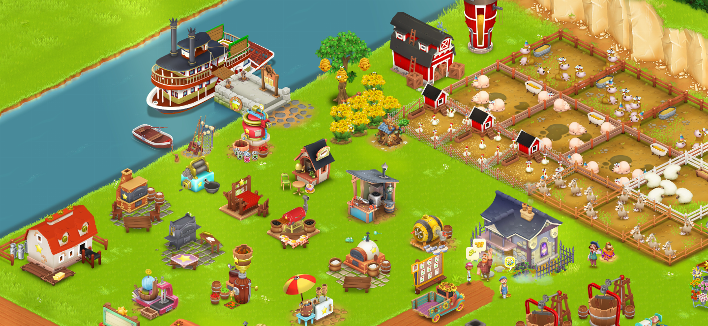 Conta hay day com mais de 1 M DE gold