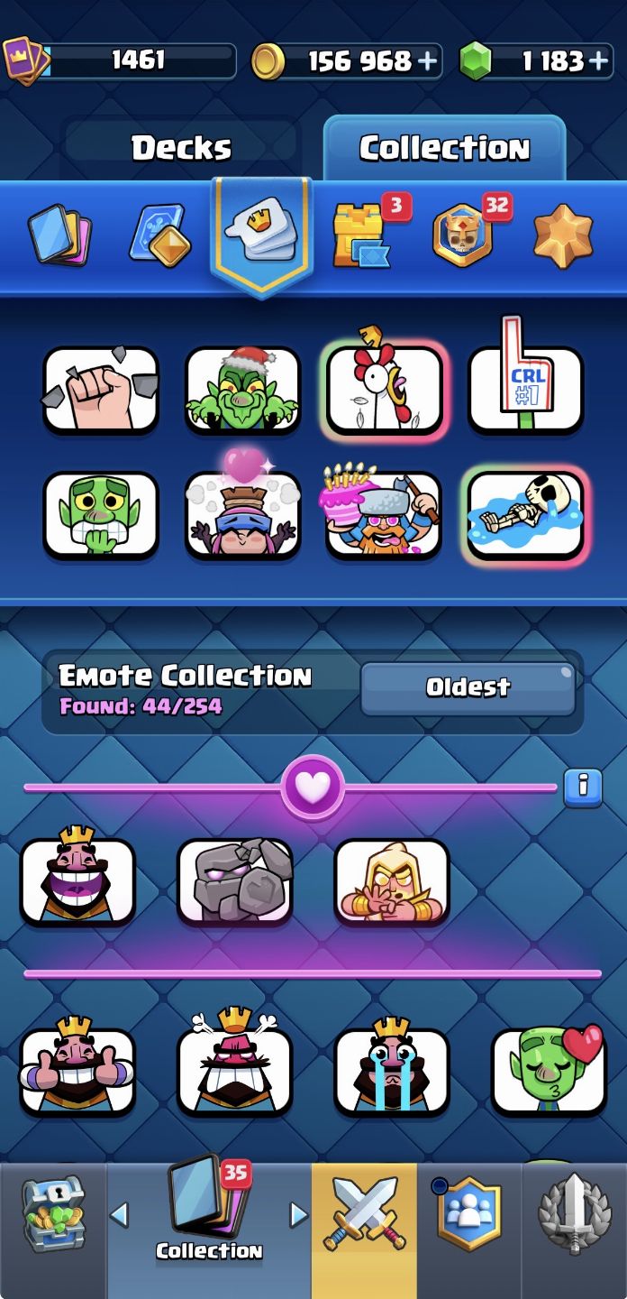 Conta de Clash Royale arena 30