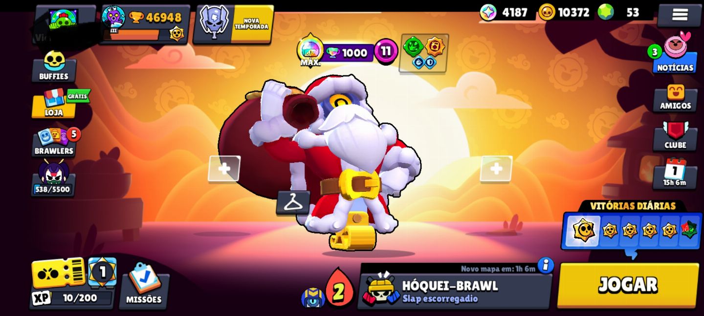 CONTA DE BRAWL STARS RARA FULL ACESSO + CONTA DE CLASH UPADA 10K TROFEÚS