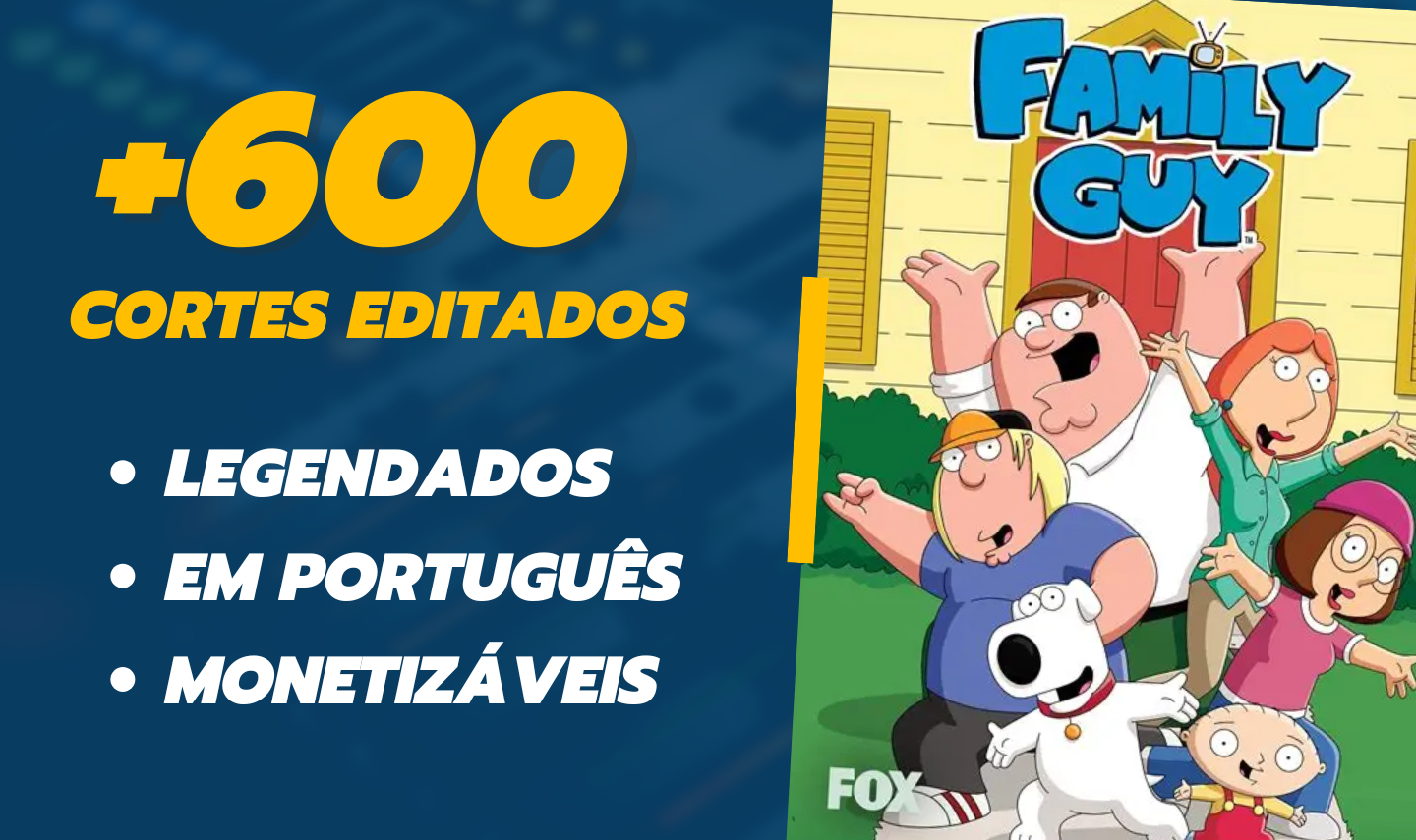 + 600 CORTES EDITADOS - FAMILY GUY | Uma família da pesada