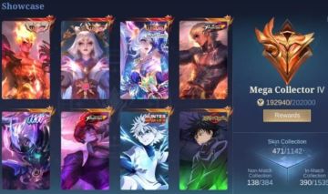 Conta Mobile Legends Lendary | 471 Skins | 133 Heróis | Legendary
