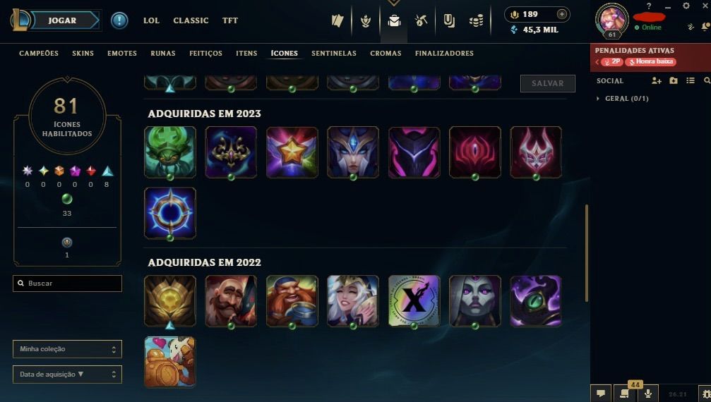 Conta main sup peel | diamante 4 com 77% de WR !