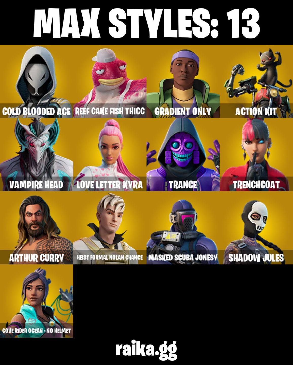 48 Skins | Jun-hwan Sultura | Vivi Chroma | Subzero Cryptic | Cloud Striker