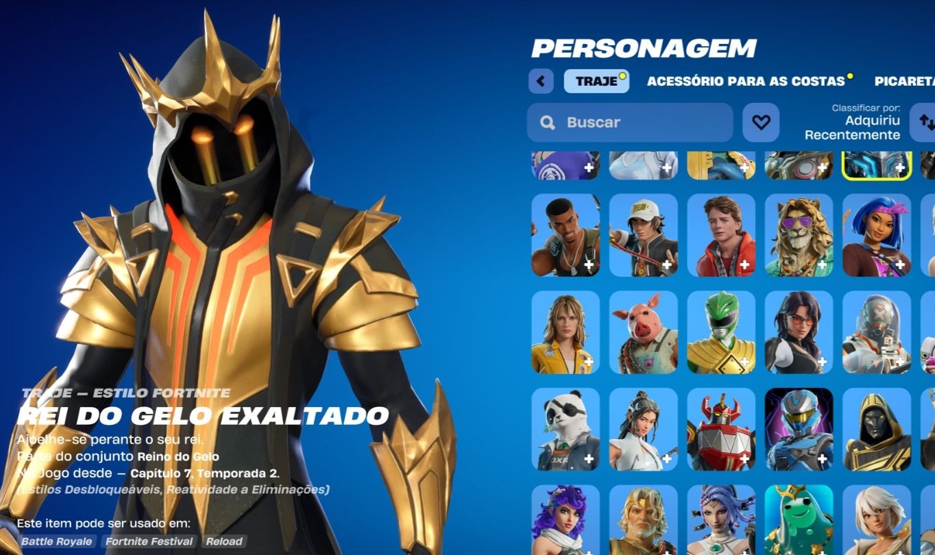 Conta de Fortnite com 43 Skins | Green Ranger | Promoção!
