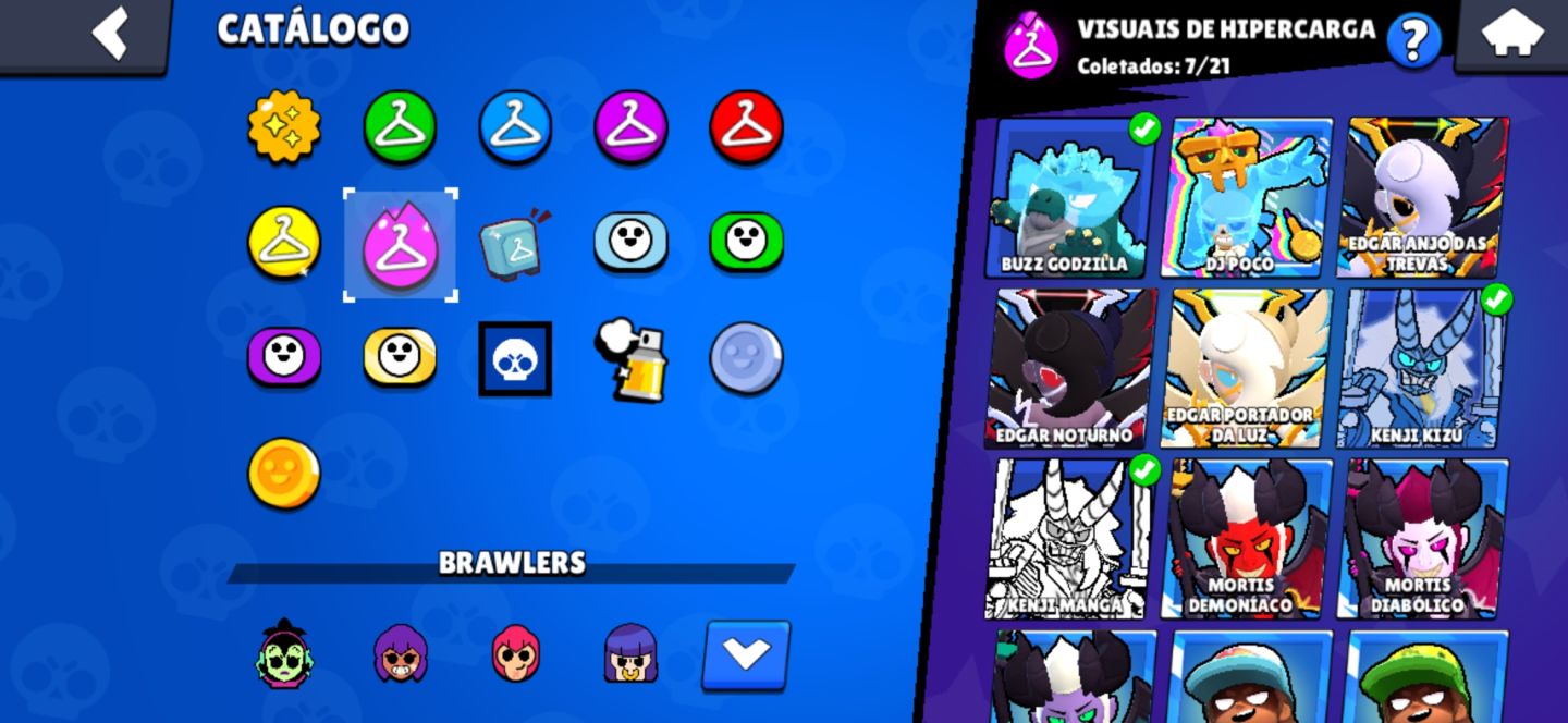 CONTA DE BRAWL STARS PRA SAIR AGORA!!!!!