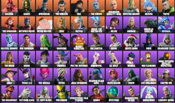 CONTA FORTNITE - 162 SKINS FULL | PODE ALTERAR E-MAIL | Valeria, Hades, Omegarok