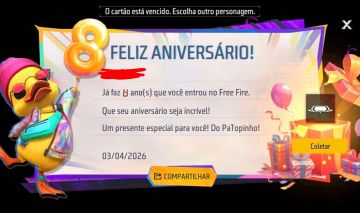 Conta free fire com 8 anos+ barbinha