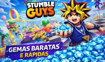 STUMBLE GUYS GEMAS BARATAS E RAPIDAS