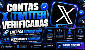 CONTAS TWITTER X VERIFICADAS | PROFISSIONAIS PRONTAS PRA USO