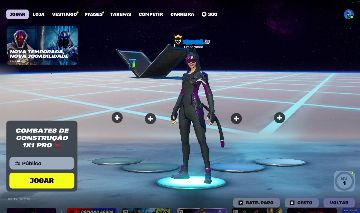 Conta De Fortnite Lara Croft, Vix Estilheira Entre Outras