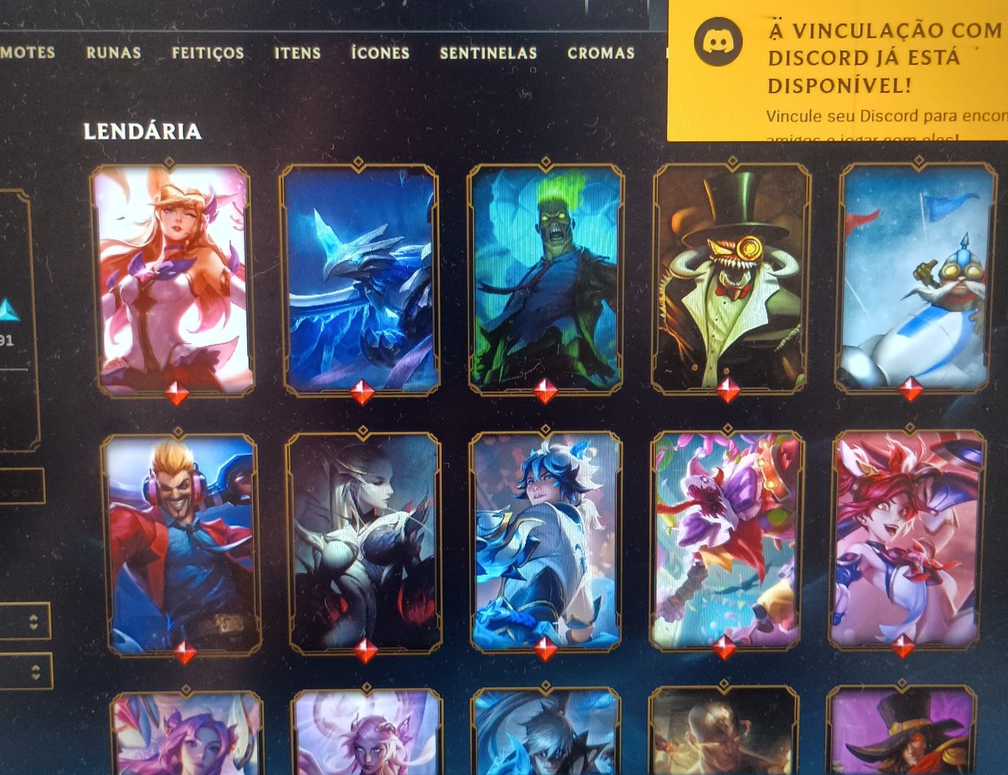 Conta League of Legends Honra 5 MMR Diamante