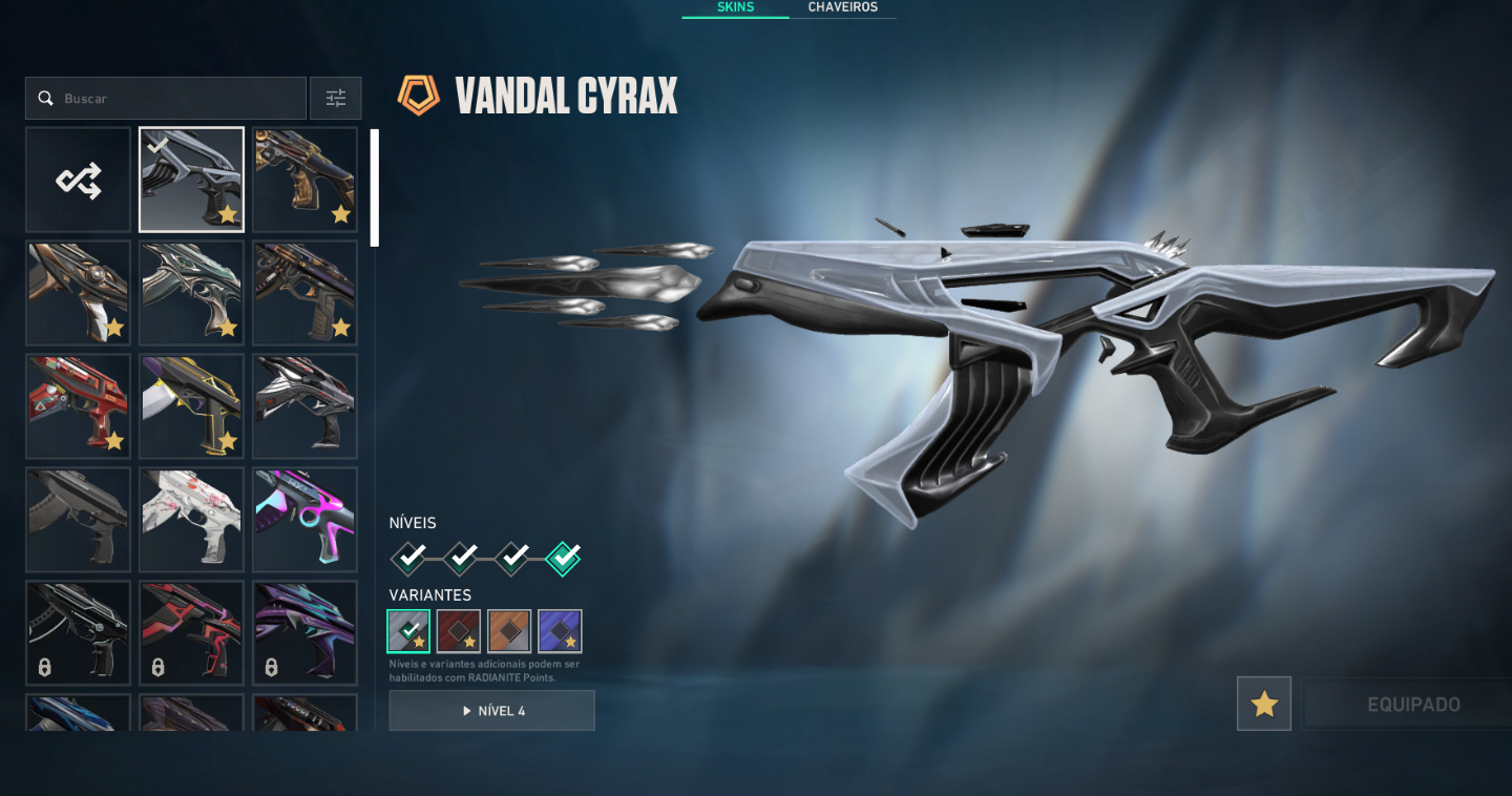 CONTA DE VALORANT COM + DE 2K GASTO(Varias skins tops)