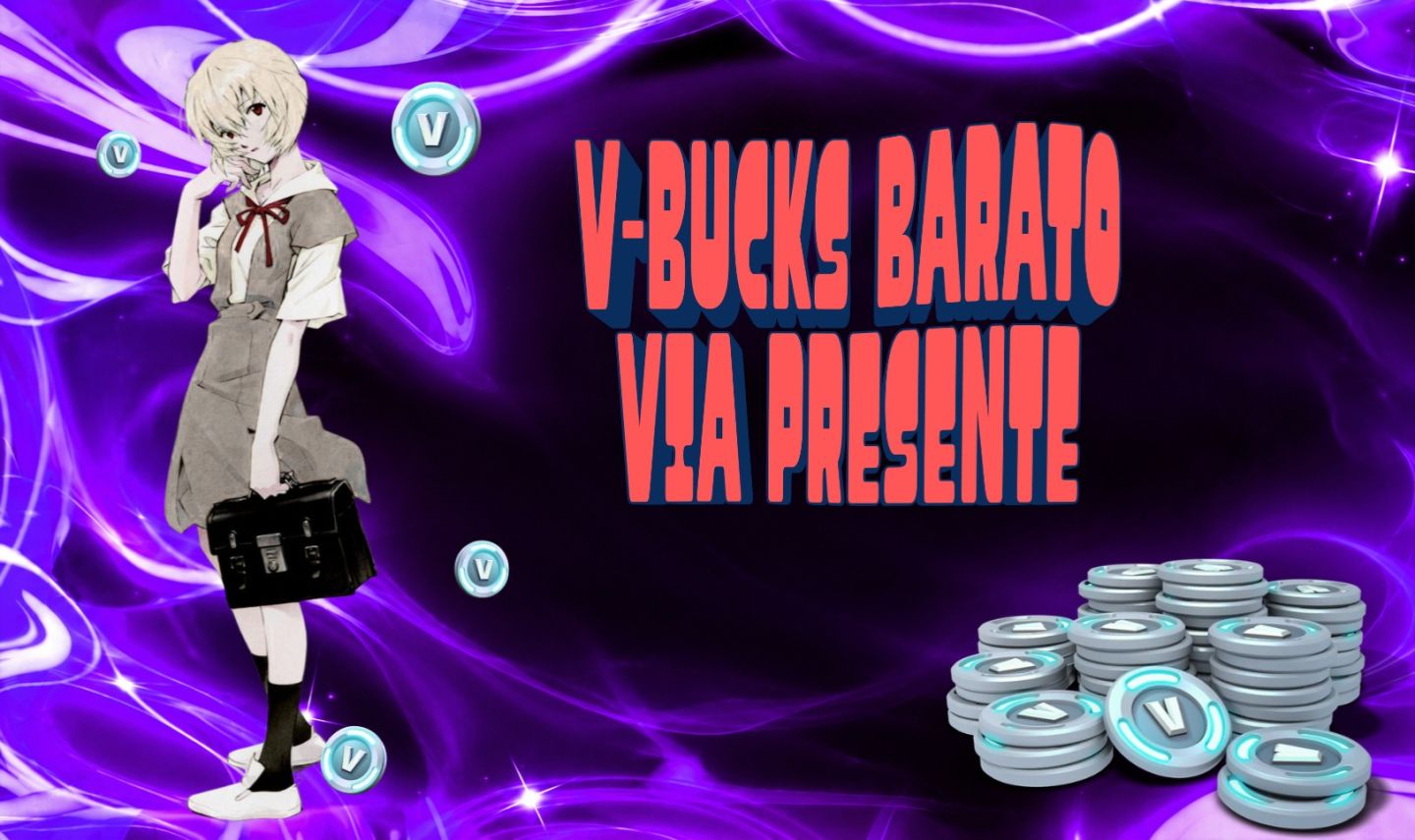Vbucks do Fortnite Via Presente - Mais Barato do Site - Leia a Descriçao