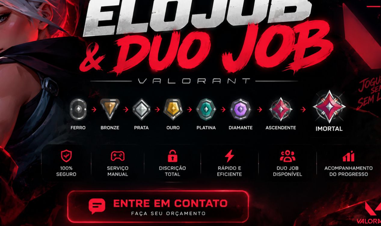 ELOJOB VALORANT | Suba de Elo Rápido e com Segurança
