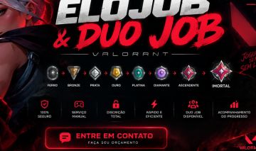 ELOJOB VALORANT | Suba de Elo Rápido e com Segurança