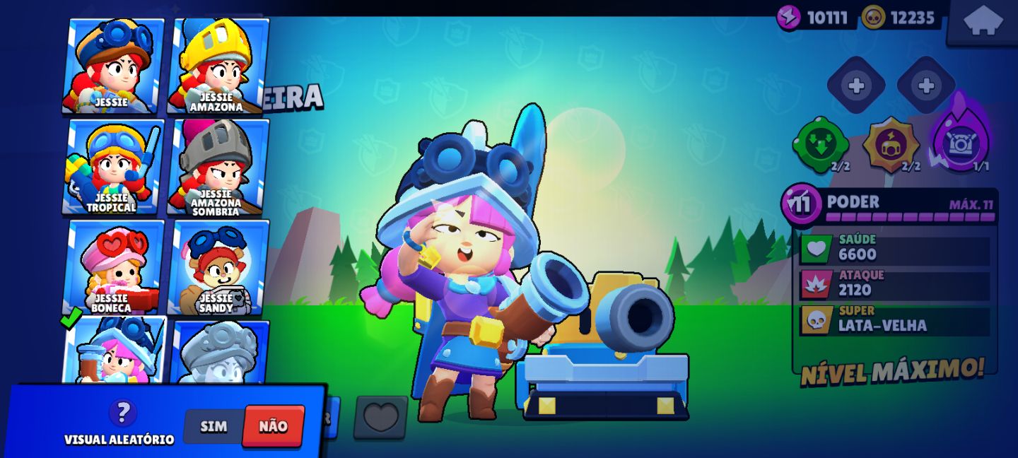 Conta de brawl stars super rara 46k + shelly estelar