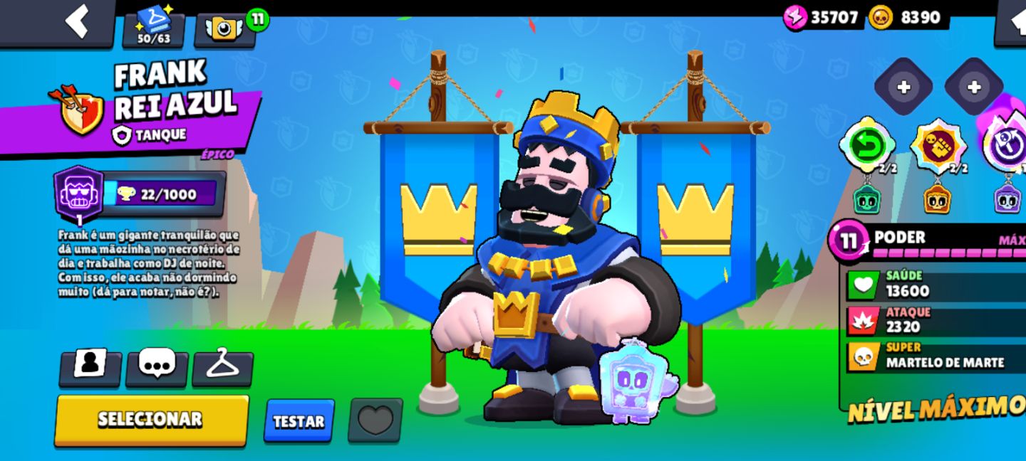 (PROMOÇÃO) CONTA BRAWL STARS 90K+ | 90 BRAWLERS FULL | MESTRE III | SKINS RARAS
