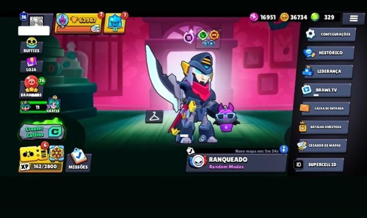 CONTA BRAWL STARS | 63K TROFÉUS | 107 BRAWLERS | CRIAÇÃO: 2021