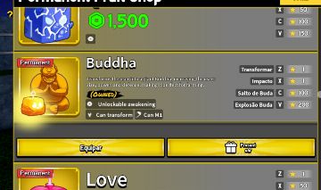 BLOX FRUITS | BUDDHA PERMANENTE + TTK + ITENS VALIOSOS