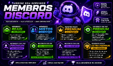 Discord Membros Reais (PROMOÇÃO 30% OFF)| Membros Online