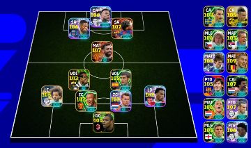 CONTA EFOTBALL FULL COM 3281 HAZARD 109 GULLIT E PACK DO NARUTO YAMAL NOVO