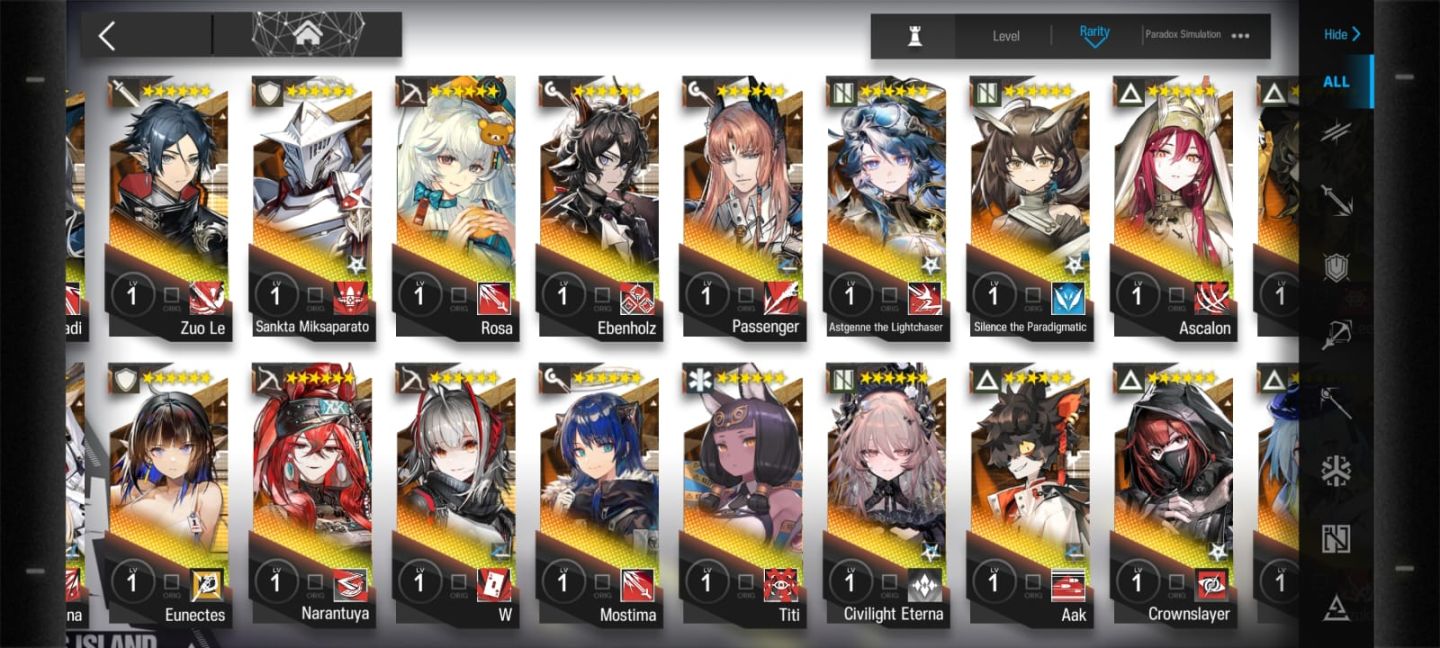 Conta Arknights END GAME