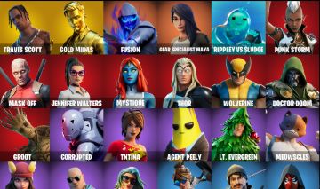 Fortnite OG Travis Scott + Astroworld Cyclone | 27 Skins Raras