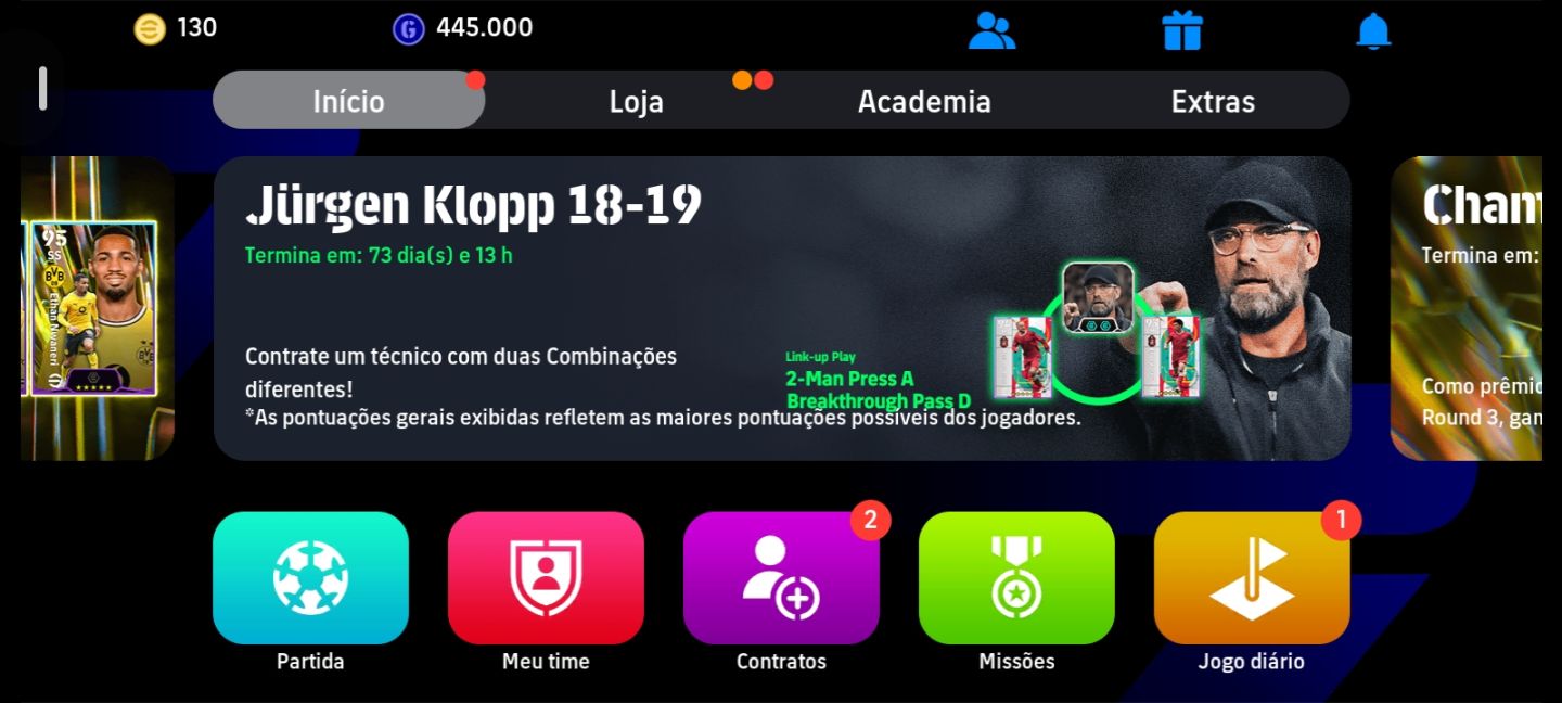 CONTA EFOOTBALL 2706 FC VITÓRIA - MBAPPÉ 96 - com moedas- entrega rápida