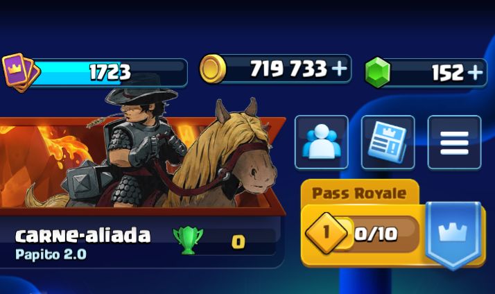 CONTA CLASH ROYALE PORTA PRO COMPETITIVO!!