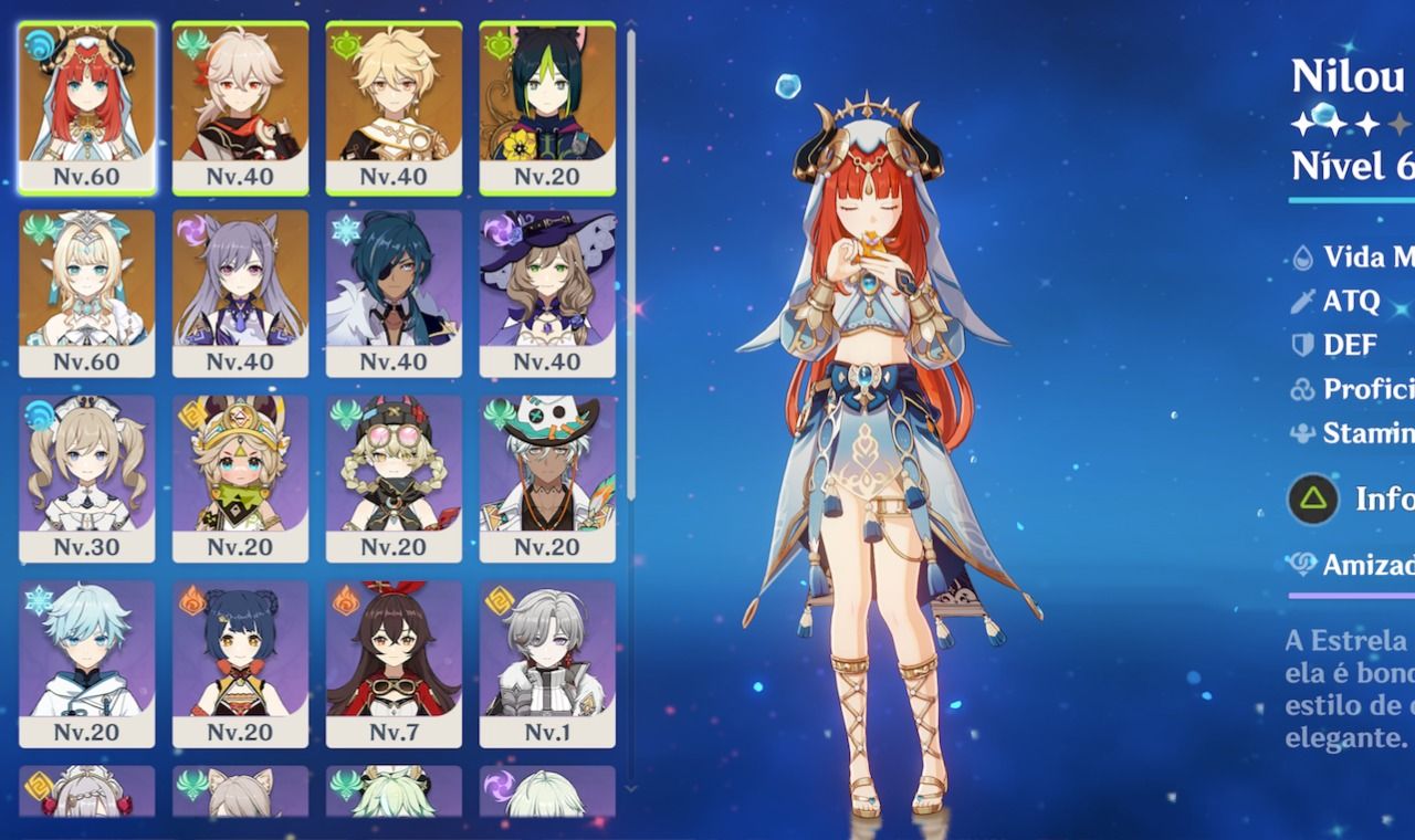 VESNA, KAZUHA, NILOU e TIGHNARI C1 [AR 33 - ASIA]