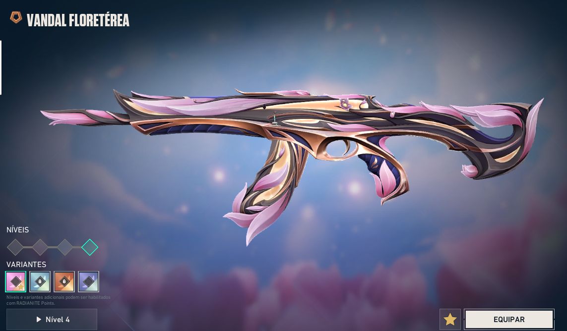 Conta do valorant com skins que não aparecem na loja normalmente